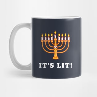 Hanukkah It's Lit Mug